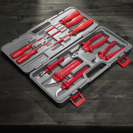 Набор "Электомонтажник-3", пластиковый бокс (НИЗ) Россия Набор "Электомонтажник-3", пластиковый бокс (НИЗ) Россия