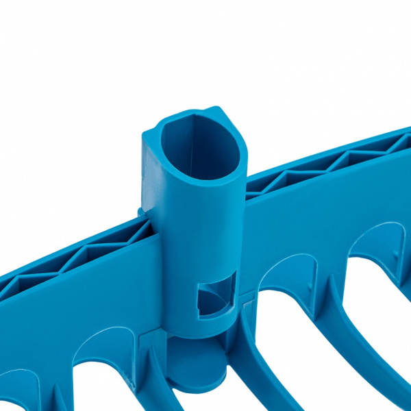 Грабли пластиковые, 400 мм, 12 прямых зубьев, усиленные, Luxe, Palisad