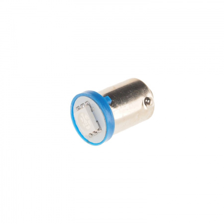 Автолампа T4W (BA9s) 1 SMD 5050 BLUE 6лм 12V MEGAPOWER /10 /100 OLD