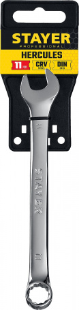 STAYER HERCULES, 11 мм, комбинированный гаечный ключ, Professional (27081-11)