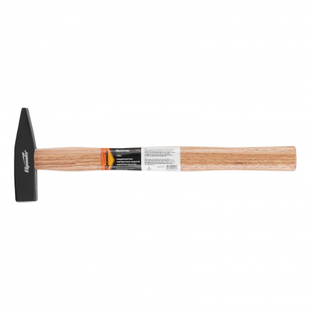 Молоток слесарный, 300 г, квадратный боек, деревянная рукоятка Sparta