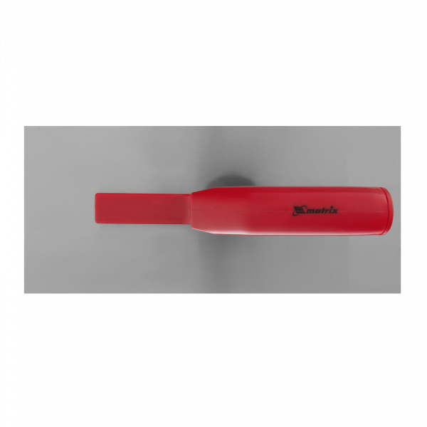 Гладилка стальная, 280 х 130 мм, зеркальная полировка, пластмассовая ручка Matrix