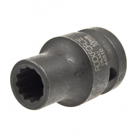 Головка торцевая 10мм 1/2" 12-гранная ударная L=39мм ROCKFORCE RF-44810 /1/360 Головка торцевая 10мм 1/2" 12-гранная ударная L=39мм ROCKFORCE RF-44810 /1/360