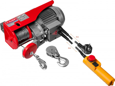 ЗУБР 125 / 250 кг, 1600 В, электрический тельфер (ЗЭТ-250)