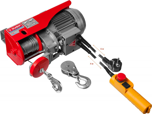 ЗУБР 125 / 250 кг, 1600 В, электрический тельфер (ЗЭТ-250)