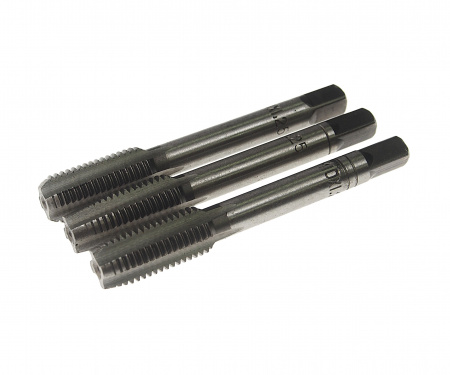 Метчик RF-TAP10125 M10x1,25 (3шт),в пластиковом футляре ROCKFORCE /1