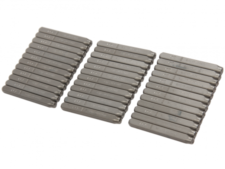 JTC Клейма буквенные кириллица 3мм (HRC 60+-2град. DIN 1451) JTC