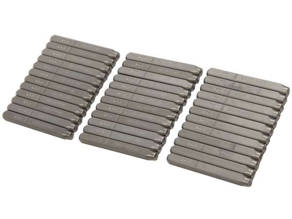 JTC Клейма буквенные кириллица 3мм (HRC 60+-2град. DIN 1451) JTC