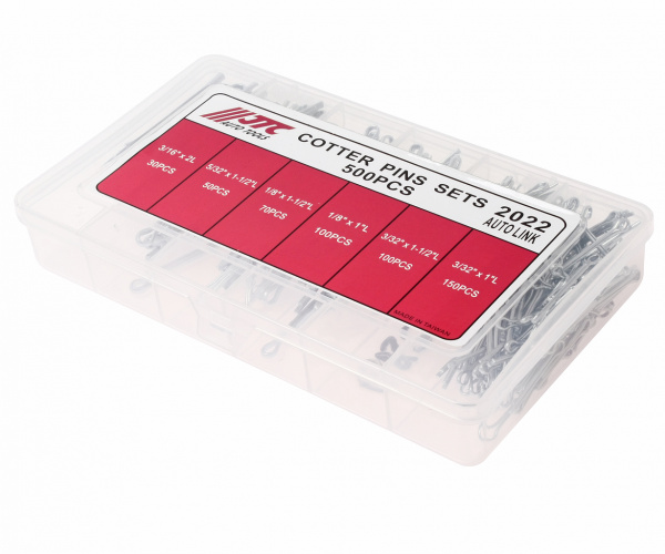 JTC Набор шплинтов 500шт. в боксе JTC