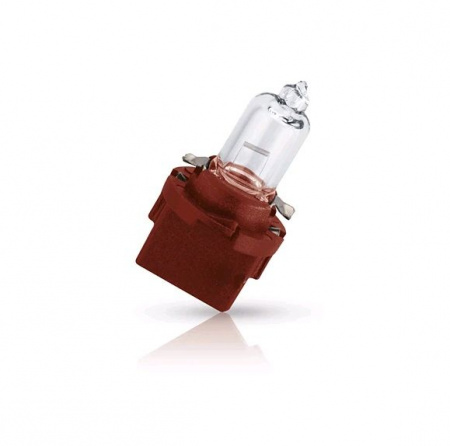 Автолампа BAX3W с коричневым патроном (B10d) 12V PHILIPS /10/200