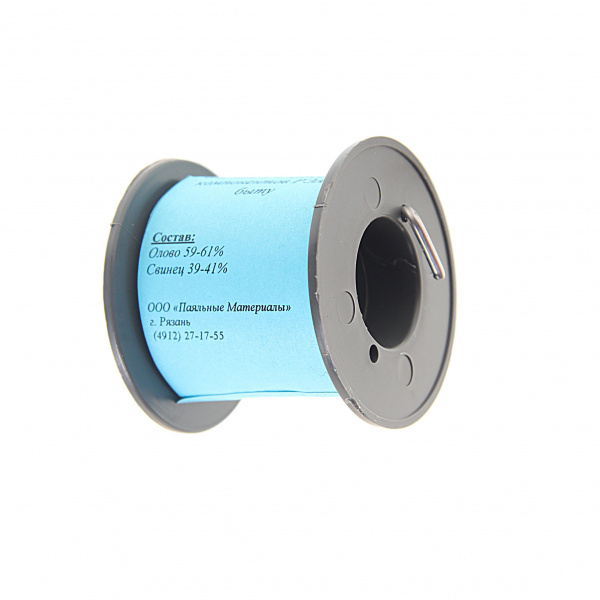 Припой ПОС-61 d=2мм 100г катушка ВТО