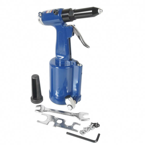 JTC Заклепочник 1/4" пневматический, шток 16мм, 170х77х277мм JTC