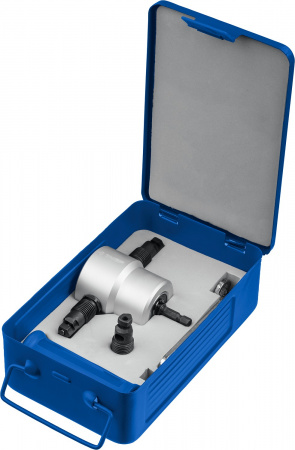 ЗУБР Сверчок, набор в кейсе, насадка-ножницы для реза листового металла, Профессионал (23294)