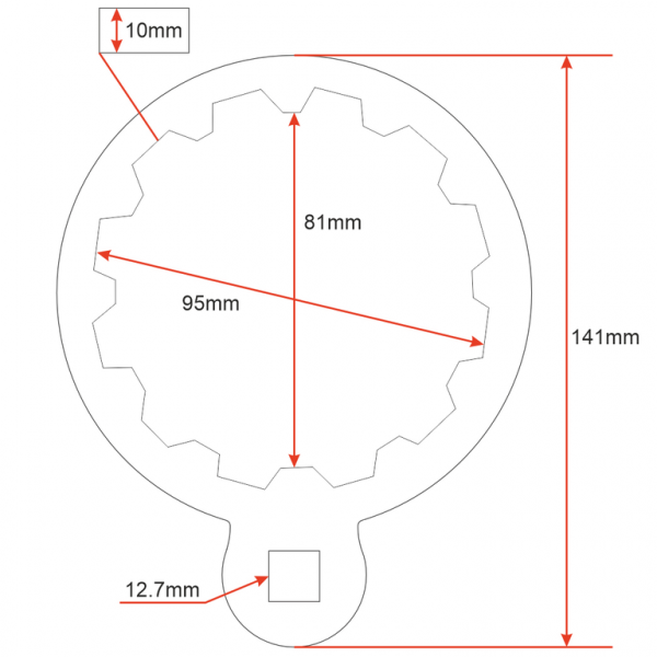 JTC Ключ для замены топливного фильтра JTC