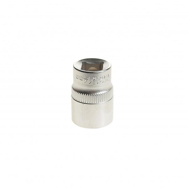 Головка торцевая 14мм 3/8" 6-гранная L=30мм ЭВРИКА ER-90909 1/300 Головка торцевая 14мм 3/8" 6-гранная L=30мм ЭВРИКА ER-90909 1/300