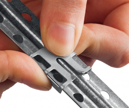 ЗУБР КРЕММЕР-50, 50 шт, крепление для установки маячковых профилей (30950-50)