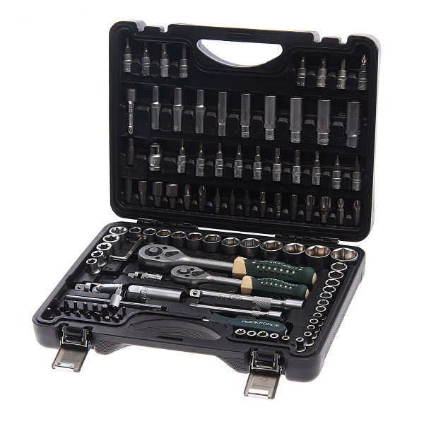 Набор торцевых головок и вставок RF-41082-5DS: 1/4" & 3/8"DR 6-гранных 108пр. ROCKFORCE /1/8 Набор торцевых головок и вставок RF-41082-5DS: 1/4" & 3/8"DR 6-гранных 108пр. ROCKFORCE /1/8