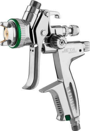 KRAFTOOL JETA 4000, HVLP, 1.3 мм, пневматический краскопульт с верхним бачком (06555-1.3)