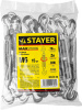 STAYER DIN 1480, М6, 15 шт, талреп крюк-крюк (30525-06)