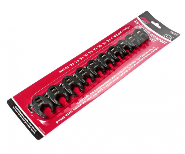 JTC Набор ключей разрезных 10-19мм 3/8" односторонних 10 предметов JTC JTC Набор ключей разрезных 10-19мм 3/8" односторонних 10 предметов JTC