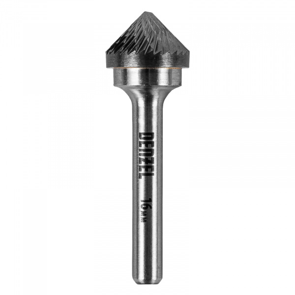 Борфреза по металлу твердосплавная, зенкер 90 град., тип-K, 16 мм// Denzel
