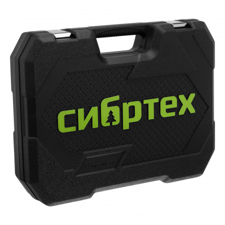 Набор инструментов, 1/2", 1/4", пластиковый кейс 89 предметов// Сибртех Набор инструментов, 1/2", 1/4", пластиковый кейс 89 предметов// Сибртех