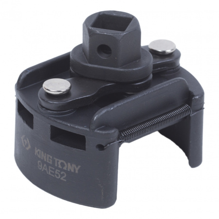 Съемник масляных фильтров 1/2", 60-80 мм, 2-х захватный KING TONY 9AE52 Съемник масляных фильтров 1/2", 60-80 мм, 2-х захватный KING TONY 9AE52