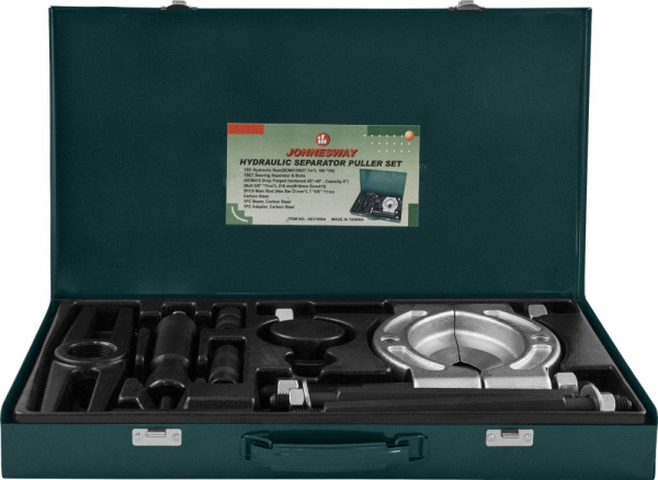 AE310004 Cъемник с сепаратором и гидравлическим цилиндром в наборе, диапазон захватов 105-150 мм, глубина захвата 300 мм, max усилие 10 т.