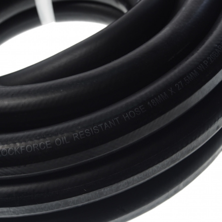 Шланг RF-AHC-55/3B резиновый армированый бензо-маслостойкий 18х27.5ммх10м(раб.давл.20bar,max60bar,-30C°+70C°,DIN20018) ROCKFORCE /1