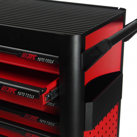 JTC Тележка инструментальная 7 секций красная JTC