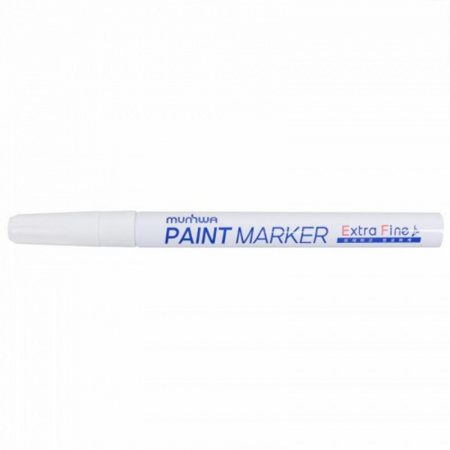 Маркер-краска 1мм нитрооснова белый MunHwa Extra Fine Paint Marker