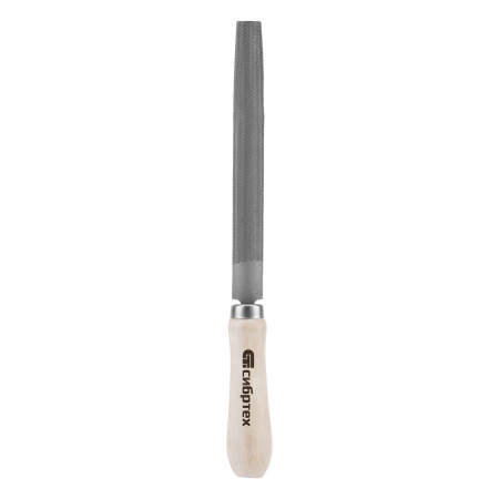 Напильник полукруглый, 150 мм, деревянная ручка Сибртех