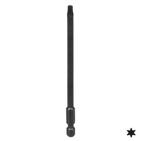 Вставка (бита) торцевая 1/4", Torx, Т25, 110 мм, для шуруповерта KING TONY 711125T