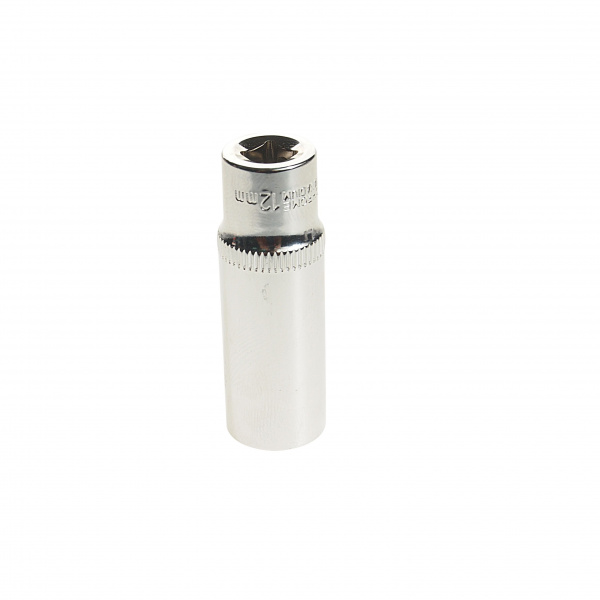 Головка торцевая 12мм 1/4" 6-гранная глубокая L=50мм ЭВРИКА ER-90309 1/160 Головка торцевая 12мм 1/4" 6-гранная глубокая L=50мм ЭВРИКА ER-90309 1/160