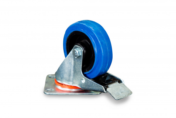 Колесо поворотное резина SRCLb 42 100 мм с тормозом (F) Колесо поворотное резина SRCLb 42 100 мм с тормозом (F)