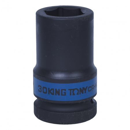 Головка торцевая ударная глубокая шестигранная 1", 30 мм KING TONY 843530M Головка торцевая ударная глубокая шестигранная 1", 30 мм KING TONY 843530M