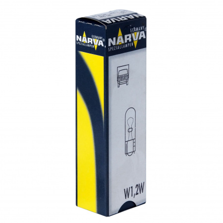 Автолампа W1.2W (W2*4.6d) 24V NARVA /10/200 HIT
