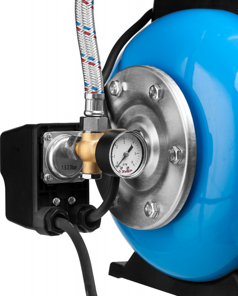 ЗУБР 1200 Вт, бак 20 л, автоматическая насосная станция (НАС-М3-1200)