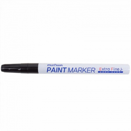 Маркер-краска 1мм нитрооснова черный MunHwa Extra Fine Paint Marker