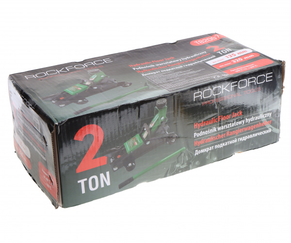 Домкрат гидравлический RF-T82007 подкатной 2т (h min 135мм, h max 320мм) ROCKFORCE /1