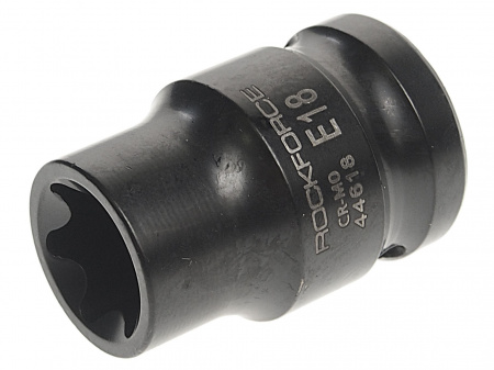 Головка торцевая TORX ударная 1/2", E18 ROCKFORCE RF-44618 /1/10/240 Головка торцевая TORX ударная 1/2", E18 ROCKFORCE RF-44618 /1/10/240