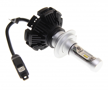 Автолампа H7 BRIGHT WHITE 6 SMD 6500K со встроенным блоком (2шт) 12-24V 5000лм MEGAPOWER /1/10