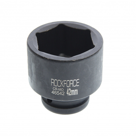 Головка торцевая 42мм 3/4" 6-гранная ударная L=70мм ROCKFORCE RF-46542 /1/40 Головка торцевая 42мм 3/4" 6-гранная ударная L=70мм ROCKFORCE RF-46542 /1/40