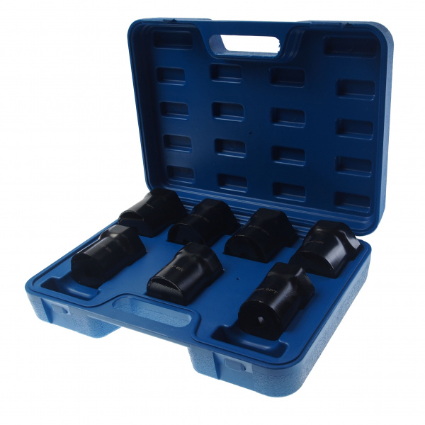 Набор головок для ступичных гаек 7пр.(55мм 6гр., 2-3/8" 6R, 2-1/2" 6R, 2-3/8" 6PT, 2-9/16" 6R, 2-1/2" 6PT, 2-3/4 6R),в кейсе ROCKFORCE /1 Набор головок для ступичных гаек 7пр.(55мм 6гр., 2-3/8" 6R, 2-1/2" 6R, 2-3/8" 6PT, 2-9/16" 6R, 2-1/2" 6PT, 2-3/4 6R),в кейсе ROCKFORCE /1