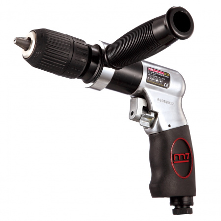 Дрель пневматическая 13 мм, 800 об/мин., реверс, быстрозажимной патрон MIGHTY SEVEN QE-341