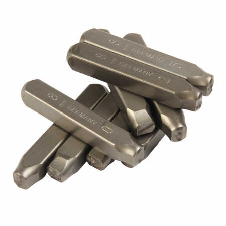 JTC Клейма цифровые 8мм (HRC 60+-2град. DIN 1451) JTC