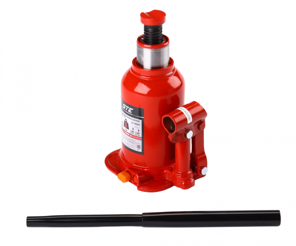 GTE Домкрат бутылочный 6т 170-410мм 2-х плунжерный GTE