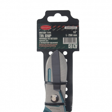 Ножницы RF-698A250 по металлу "прямой рез" 10" (250мм) ROCKFORCE /1