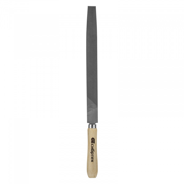 Напильник плоский, 250 мм, деревянная ручка Сибртех