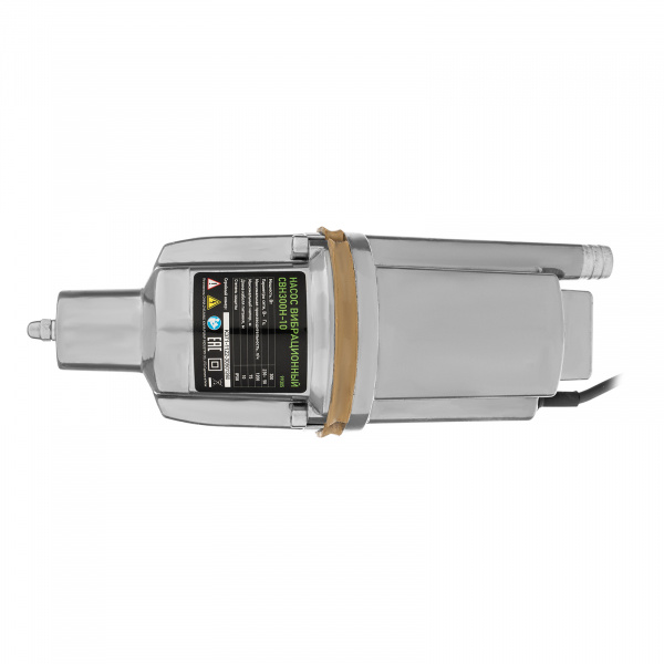 Вибрационный насос СВН300Н-10, нижний забор, 300 Вт, напор 75 м, 1200 л/ч, кабель 10 м Сибртех